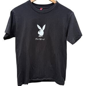 Playboy Club black Tokyo Japan t-shirt Size Small